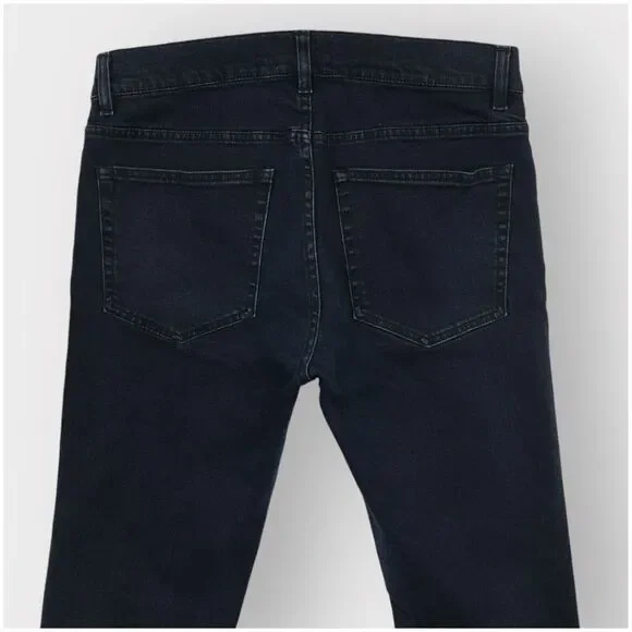 Acne Studios Ace Stay Blue/Black Denim Jeans Men's Size‎ 30x28 Dark Wash